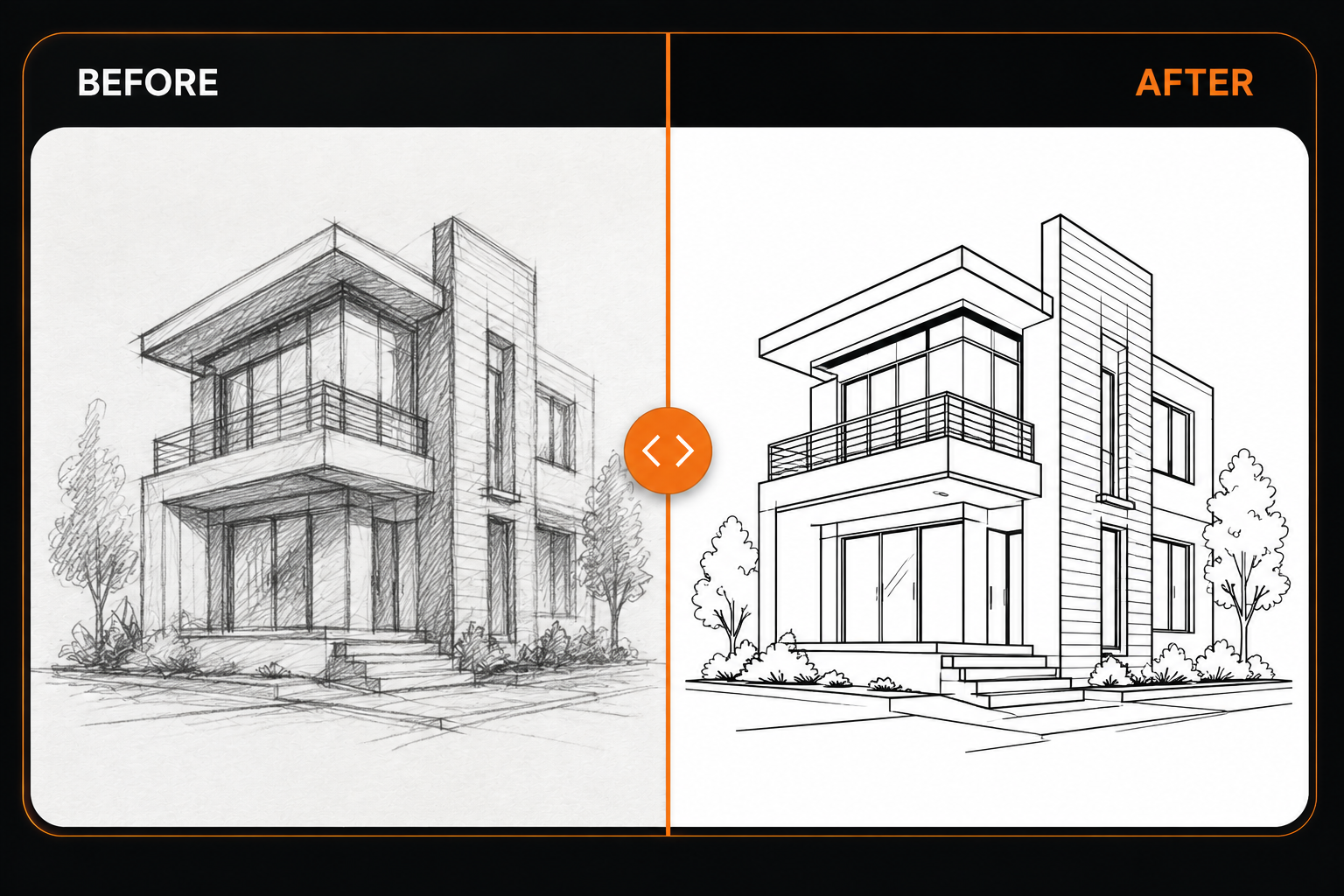 line sktch home to vector